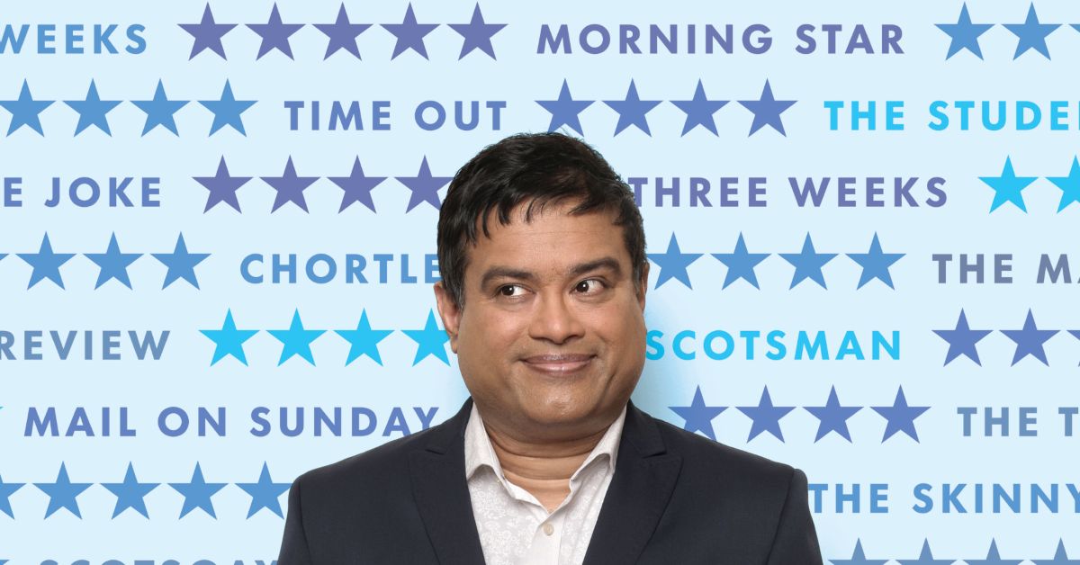 Paul Sinha : 2 Sinha Lifetime ON SALE SOON AT PARABOLA ARTS CENTRE